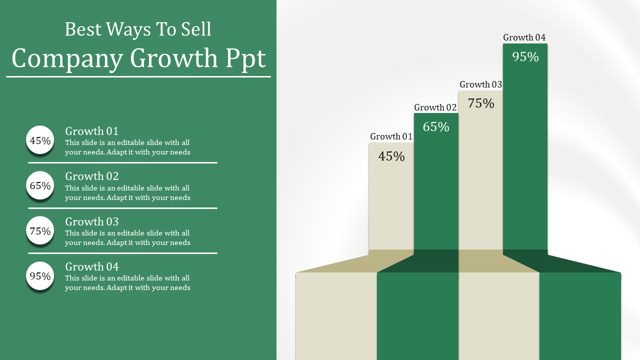 Company Growth PowerPoint Template And Google Slides